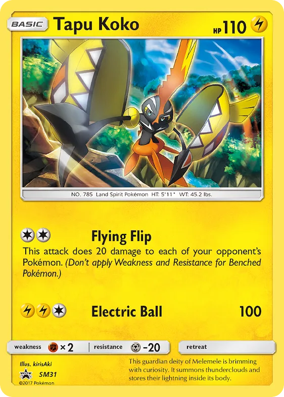 Tapu Koko SM31 – Sol e Lua Promos