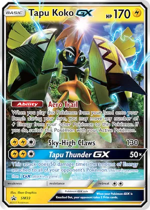 Tapu Koko-GX #SM33 – SM Promos