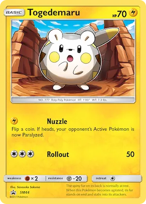 Togedemaru #SM44 – SM Promos