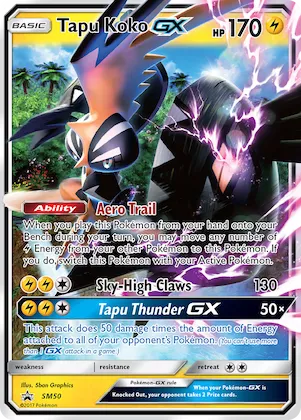 Tokorico GX n° SM50 – Promo SM