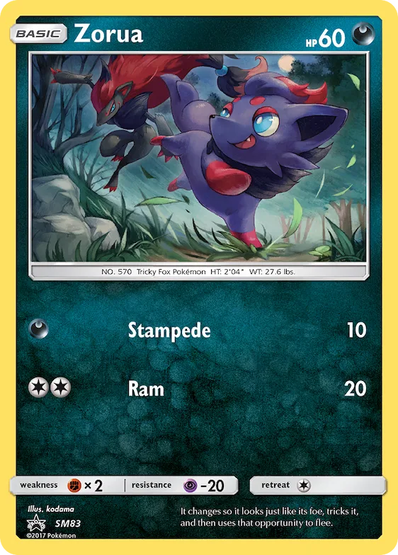 Zorua SM83 – SM Promokarten
