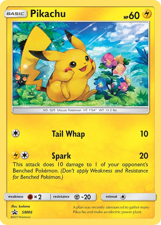 Pikachu #SM86 – SM Promos