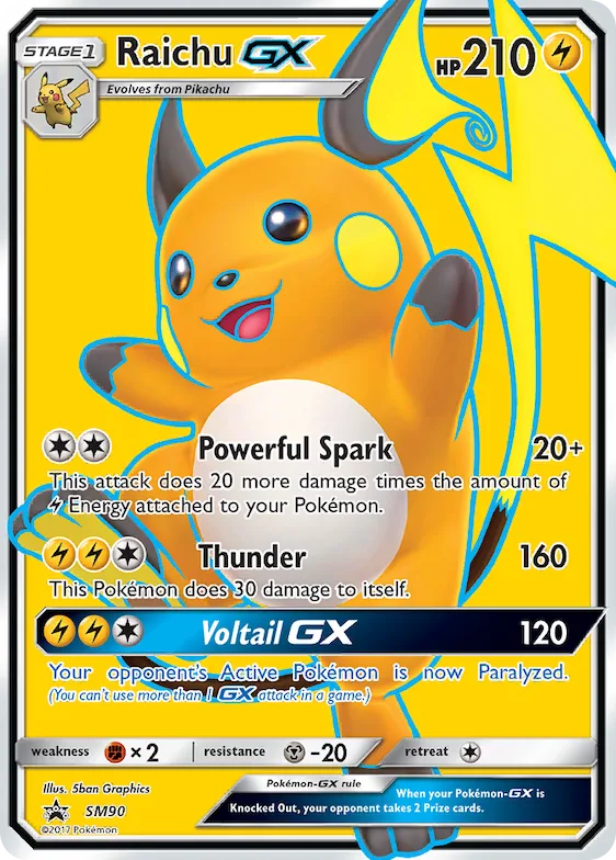 Raichu GX SM90 – SM Promokarten