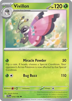 Vivillon #10 – Scarlet & Violet