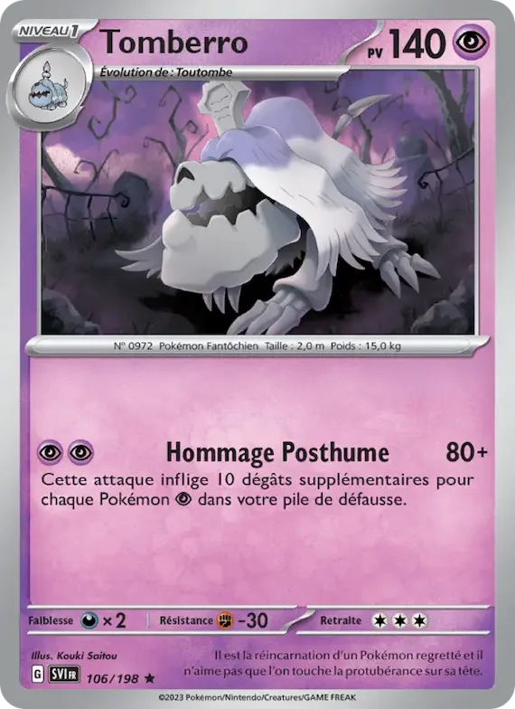 Tomberro 106 – Écarlate et Violet