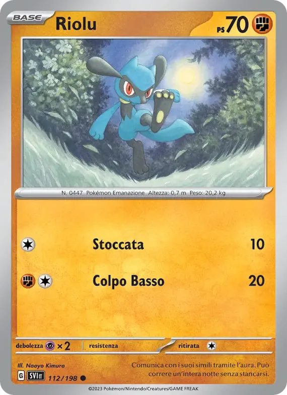 Riolu 112 – Scarlatto e Violetto