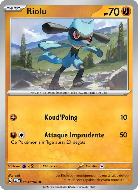 Riolu 113 – Écarlate et Violet