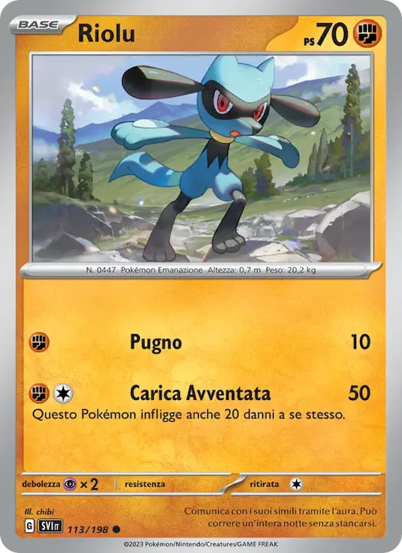 Riolu 113 – Scarlatto e Violetto