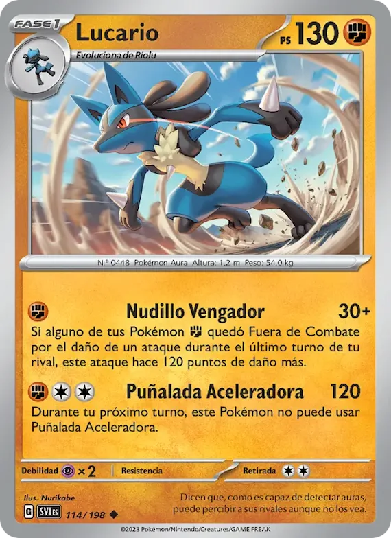 Lucario 114 – Escarlata y Púrpura