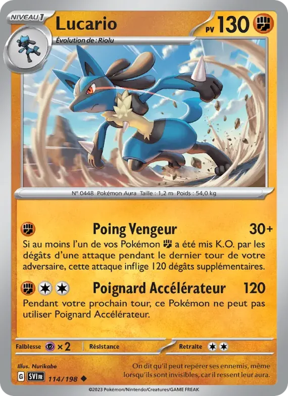 Lucario 114 – Écarlate et Violet