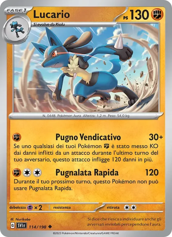 Lucario 114 – Scarlatto e Violetto