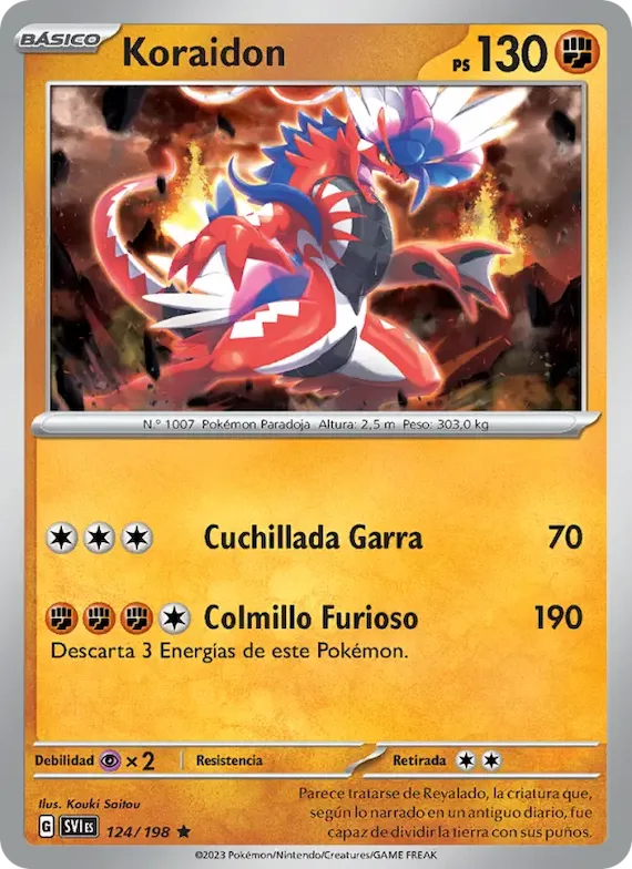 Koraidon 124 – Escarlata y Púrpura