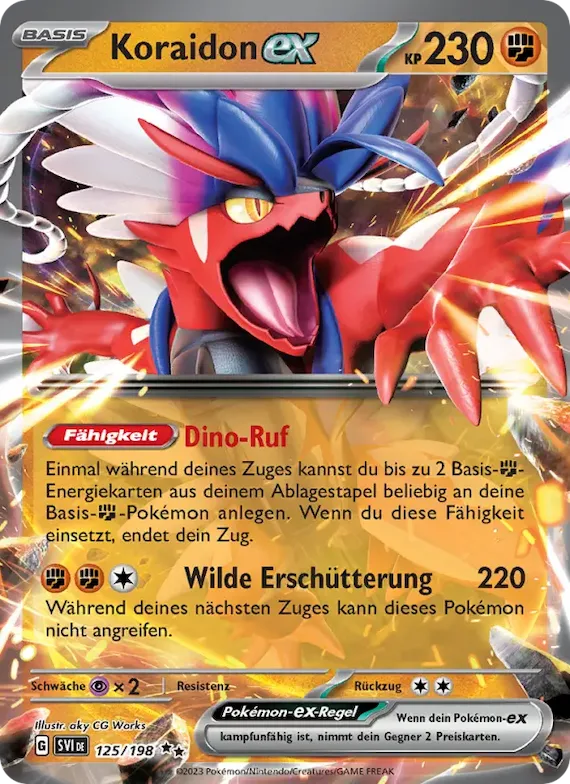Koraidon-ex 125 – Karmesin & Purpur