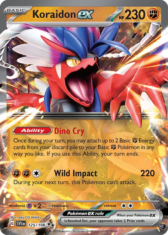 Koraidon ex 125 – Escarlate e Violeta