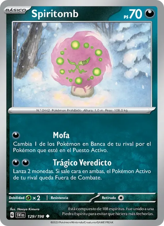 Spiritomb 129 – Escarlata y Púrpura