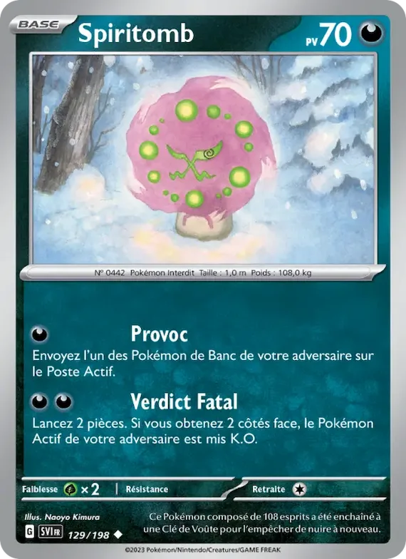 Spiritomb 129 – Écarlate et Violet