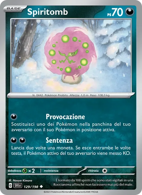 Spiritomb 129 – Scarlatto e Violetto