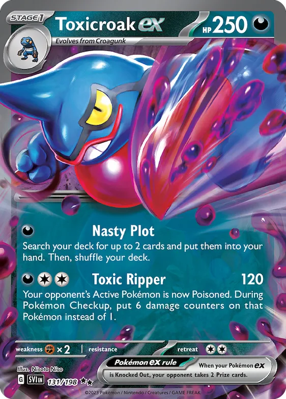 Toxicroak ex #131 – Scarlet & Violet