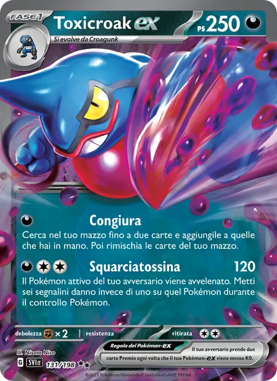 Toxicroak-ex 131 – Scarlatto e Violetto