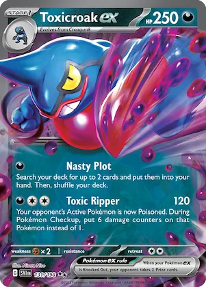 Toxicroak ex #131 – Scarlet & Violet