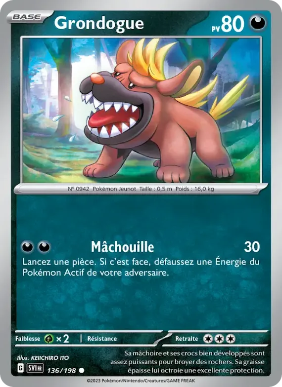 Grondogue 136 – Écarlate et Violet