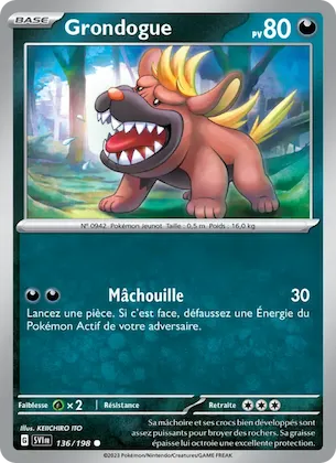 Grondogue n° 136 – Écarlate et Violet
