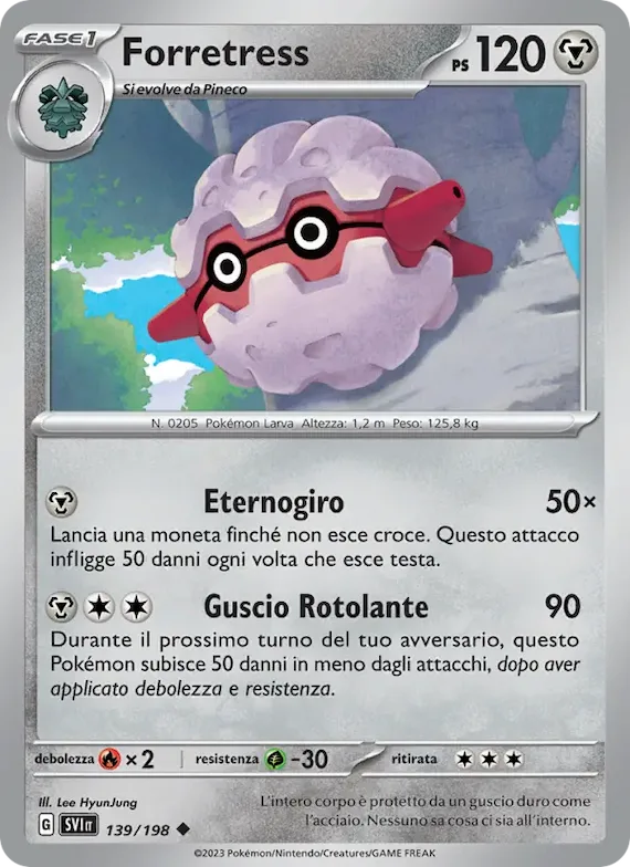 Forretress 139 – Scarlatto e Violetto