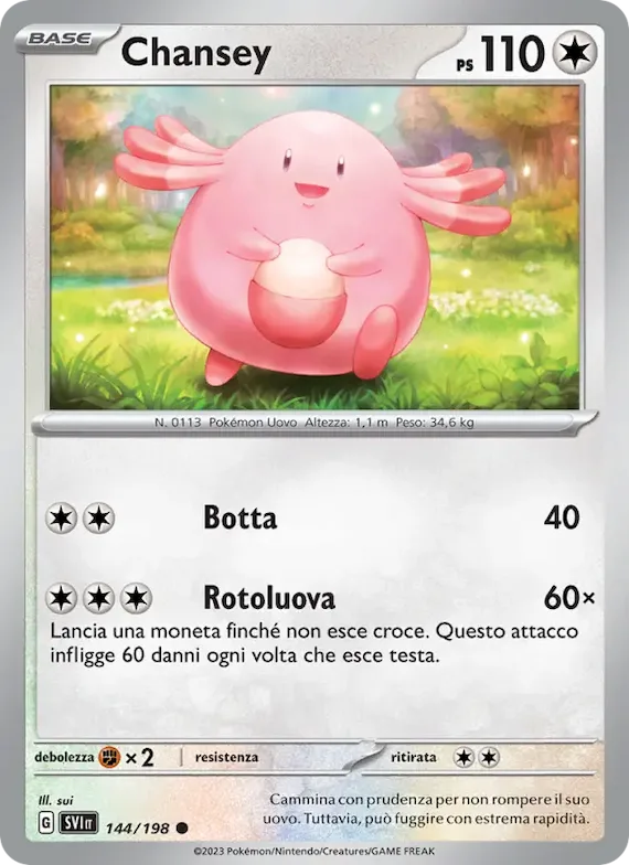Chansey 144 – Scarlatto e Violetto