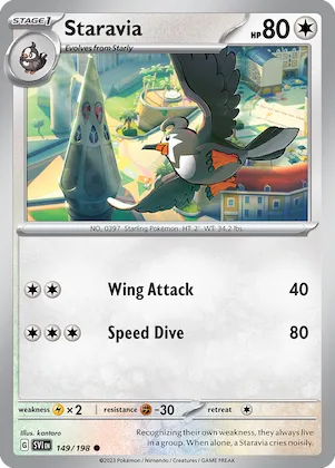 Staravia #149 – Scarlet & Violet