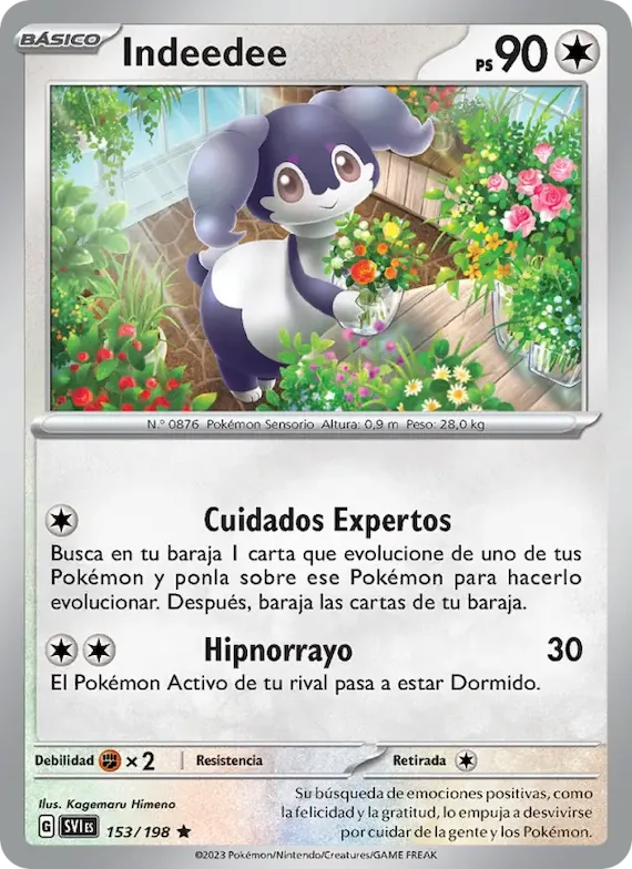 Indeedee 153 – Escarlata y Púrpura