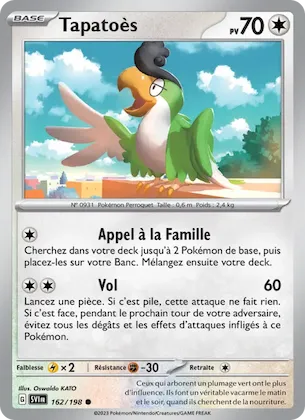 Tapatoès n° 162 – Écarlate et Violet