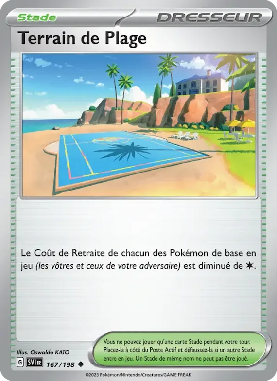 Terrain de Plage 167 – Écarlate et Violet