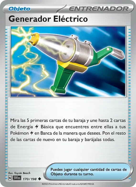 Generador Eléctrico 170 – Escarlata y Púrpura