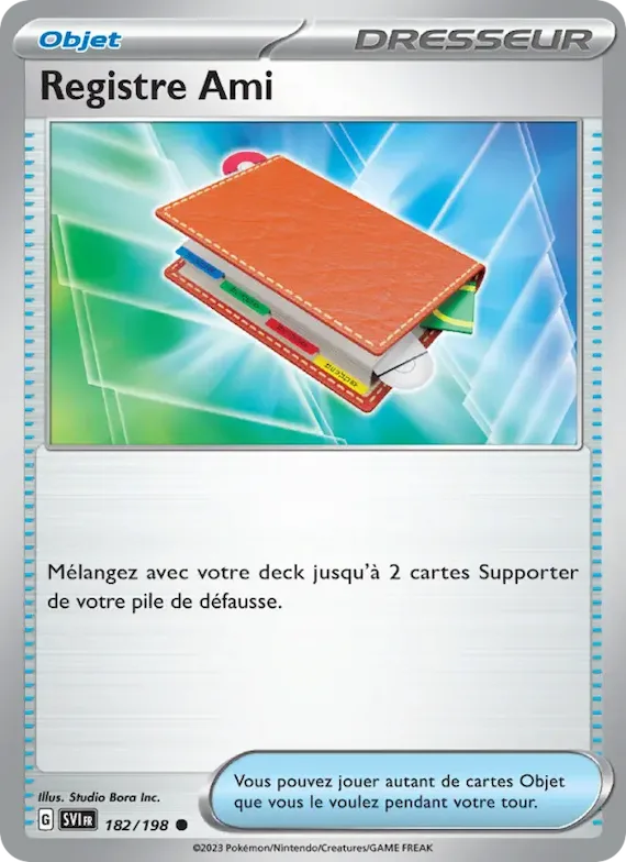 Registre Ami 182 – Écarlate et Violet