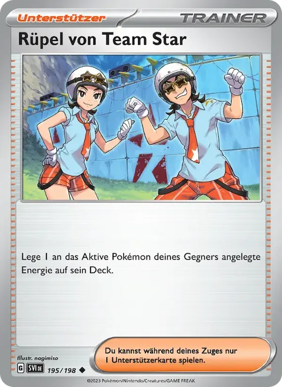 Rüpel von Team Star 195 – Karmesin & Purpur