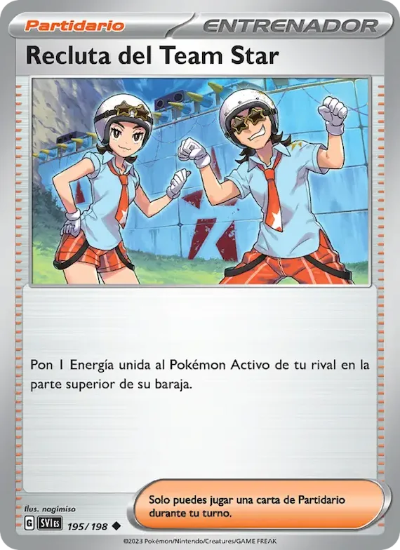Recluta del Team Star 195 – Escarlata y Púrpura