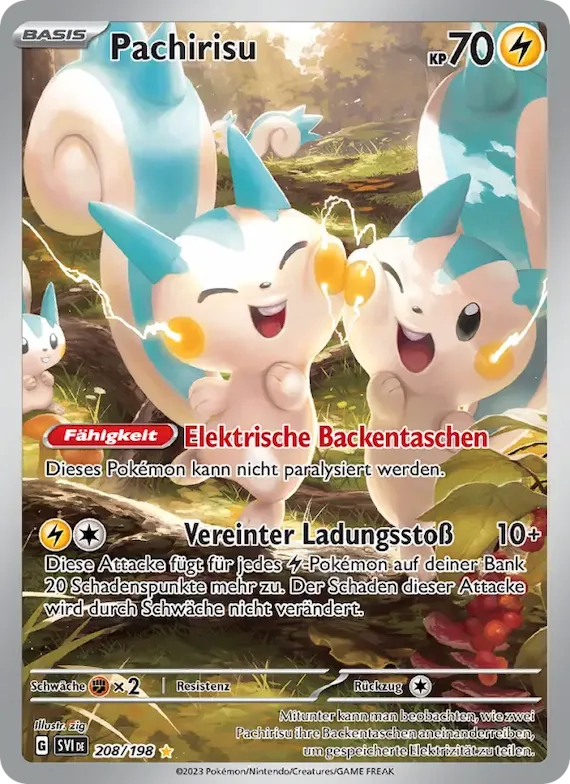Pachirisu 208 – Karmesin & Purpur