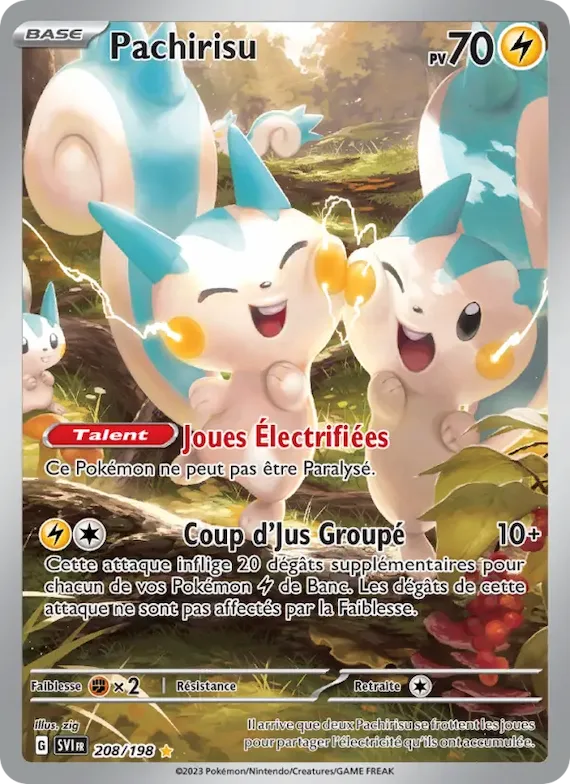 Pachirisu 208 – Écarlate et Violet