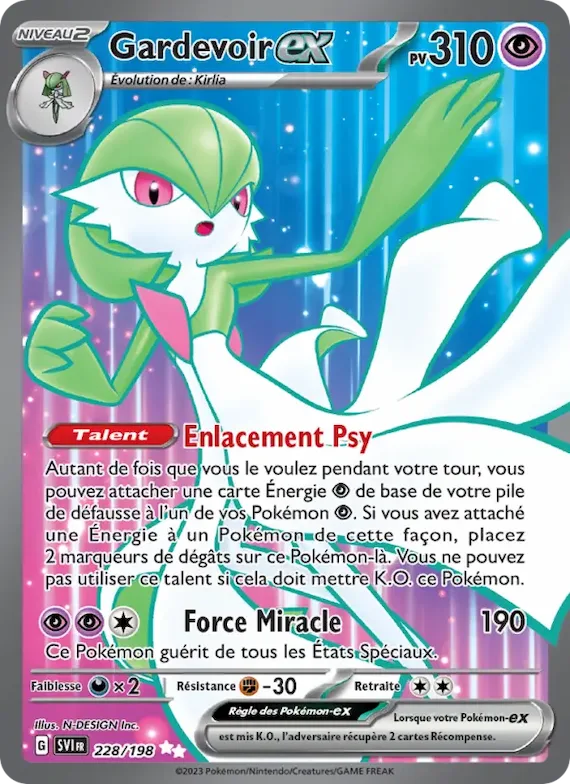 Gardevoir-ex 228 – Écarlate et Violet