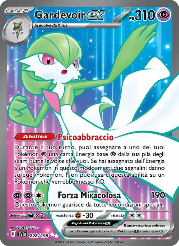 Gardevoir-ex 228 – Scarlatto e Violetto