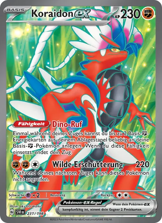 Koraidon-ex 231 – Karmesin & Purpur