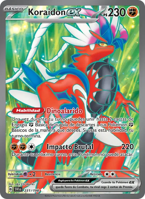 Koraidon ex 231 – Escarlata y Púrpura