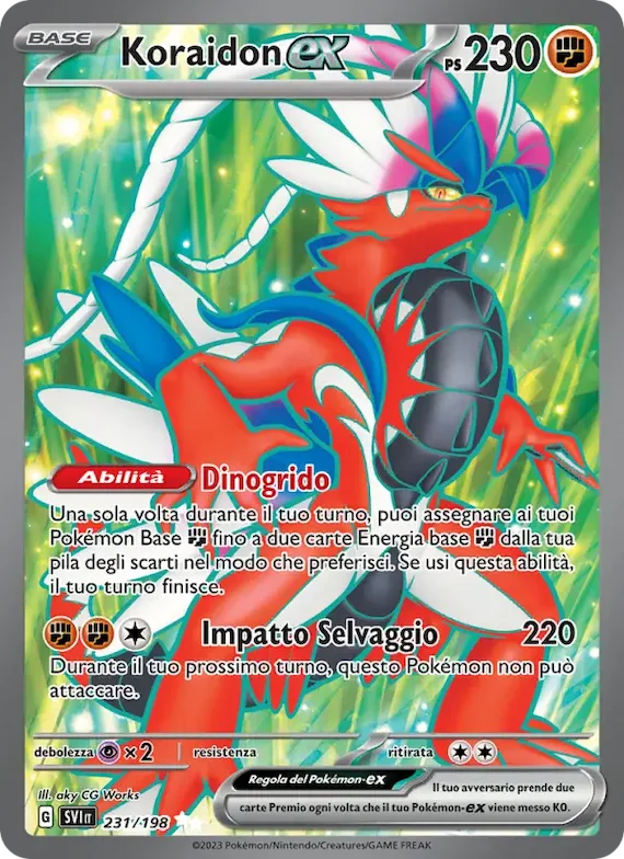 Koraidon-ex 231 – Scarlatto e Violetto