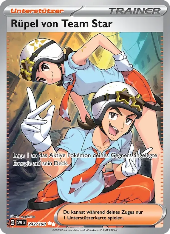Rüpel von Team Star 242 – Karmesin & Purpur