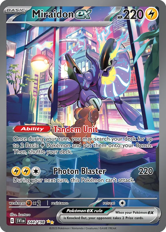Miraidon ex #244 – Scarlet & Violet