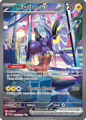 Miraidon ex #244 – Scarlet & Violet