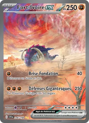 Fort-Ivoire-ex n° 246 – Écarlate et Violet