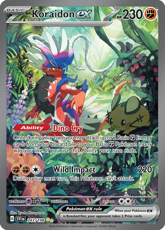 Koraidon ex #247 – Scarlet & Violet