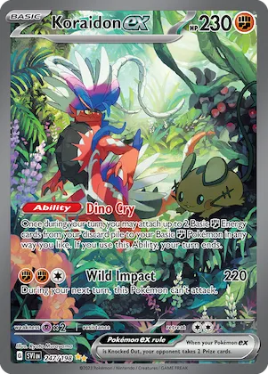 Koraidon ex #247 – Scarlet & Violet