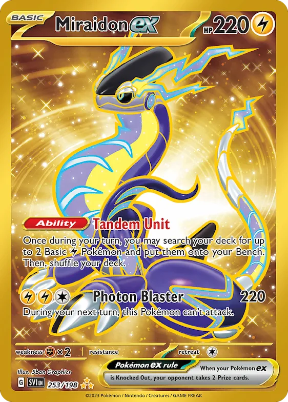 Miraidon ex #253 – Scarlet & Violet